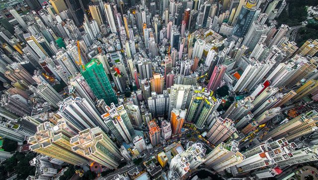 Невероятные снимки Гонконга с высоты птичьего полета