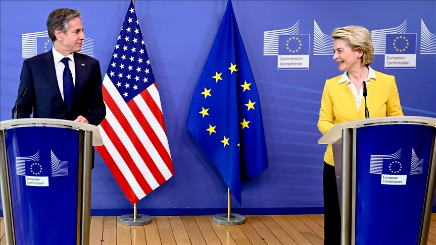 Высшие должностные лица ЕС и США встречаются, чтобы обсудить общие проблемы