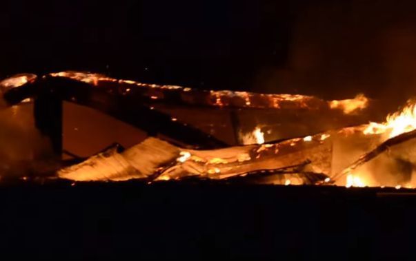В Одессе произошел пожар на складе бытовой химии