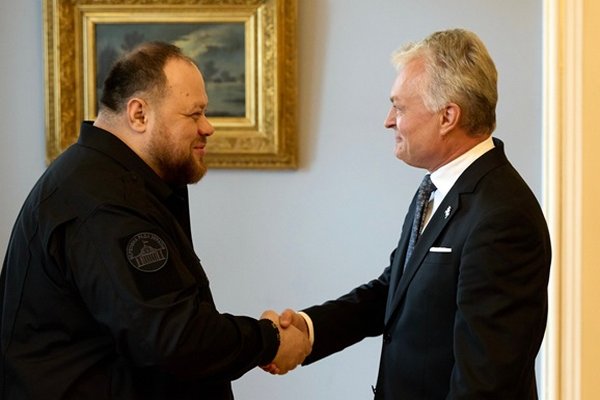 Стефанчук встретился с президентом Литвы