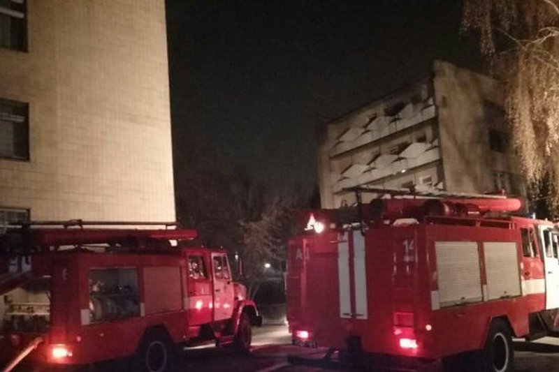 В Киеве произошел пожар в психиатрической больнице