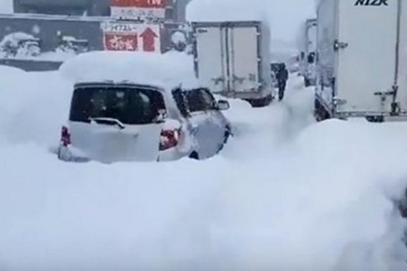 Жертвами снегопадов в Японии стали семь человек