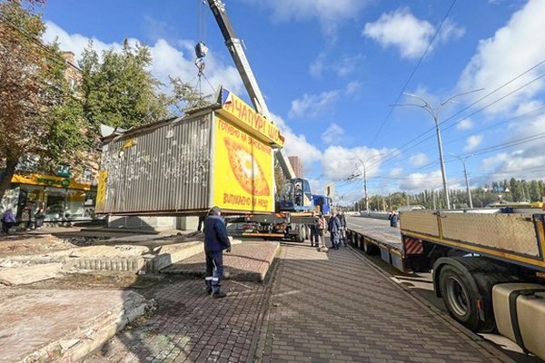 В Киеве за два месяца демонтировано 1850 незаконных МАФов
