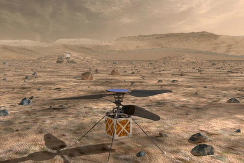 Ученые NASA решили отправить на Марс вертолет