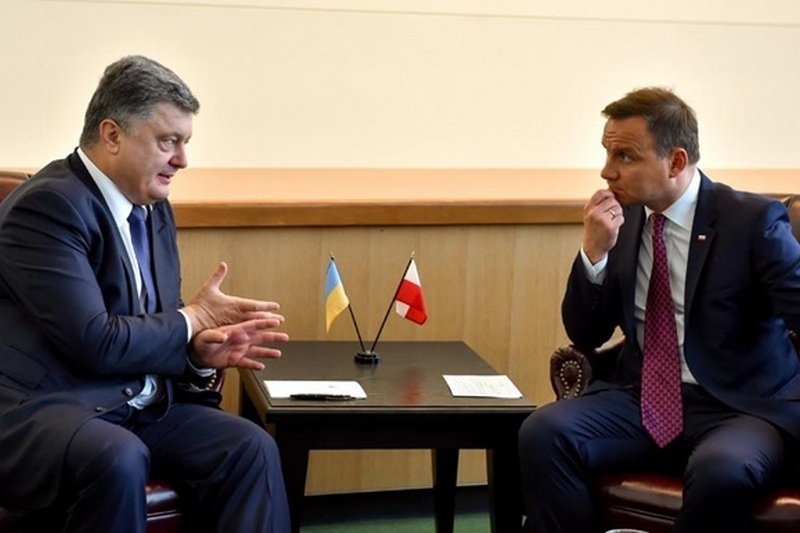 Президент Украины в Брюсселе встретился с президентом Польши