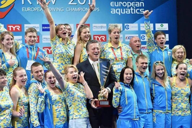 В следующем году Украина примет чемпионат Европы по прыжкам в воду