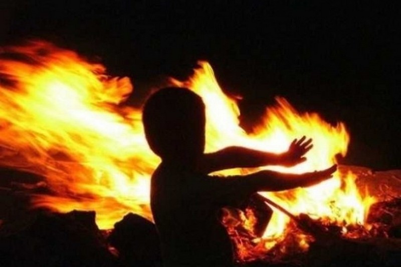 На Кировоградщине 4-летний ребенок сгорел в сеновале