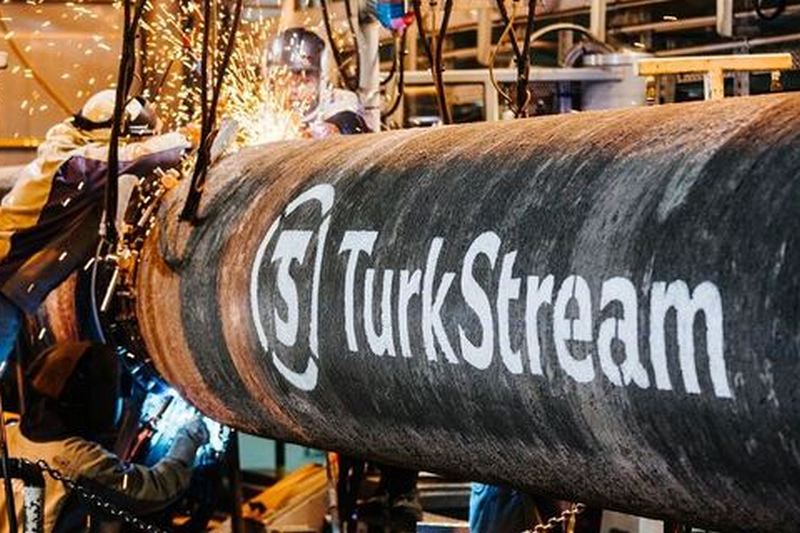 Газпром объявил о завершении строительства подводной части газопровода Турецкий поток