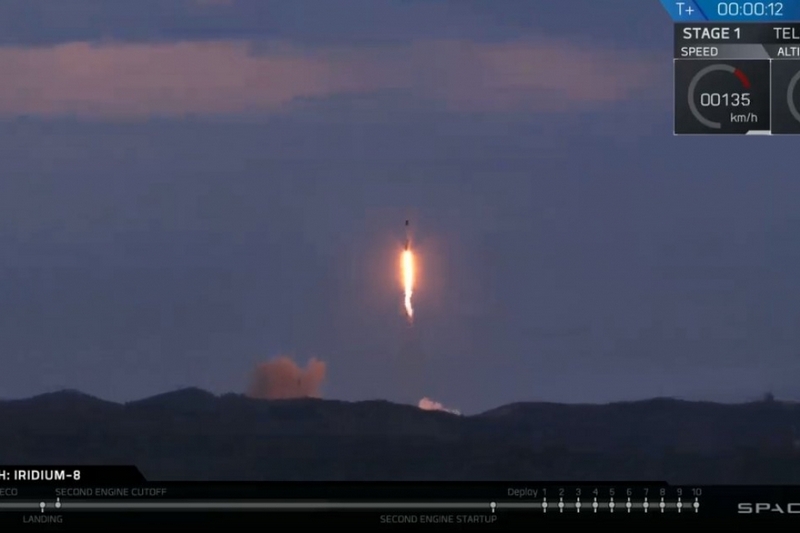 SpaceX запустила ракету с Falcon 9: видео