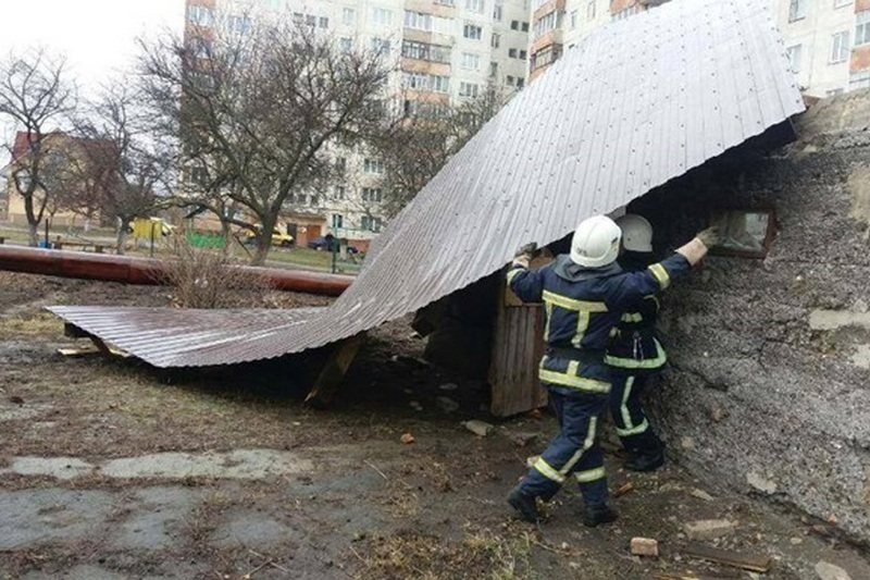 Из-за сильного ветра в Украине погибли два человека, еще трое пострадали