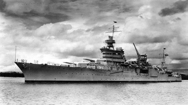 В Тихом океане найден затонувший в 1945 году американский крейсер 