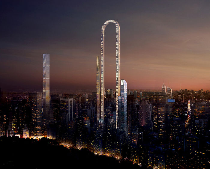 На Манхэттене хотят построить первый U-образный небоскреб