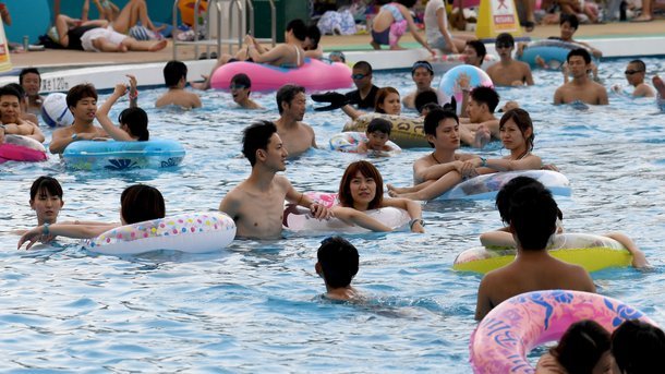 В Японии за неделю более 700 человек пострадали от экстремальной жары