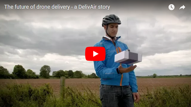 DelivAir: дроны, доставляющие товары прямо в руки