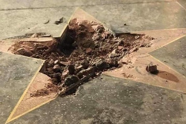 В Голливуде уничтожили звезду Трампа