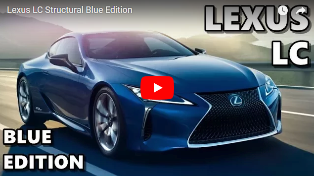 Lexus разработал светоотражающую синюю краску