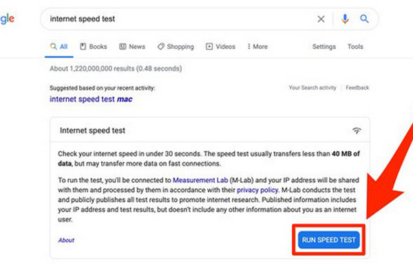 Как определить скорость интернета с помощью бесплатного теста от Google