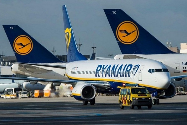 Ryanair уменьшит число рейсов из-за карантинных правил