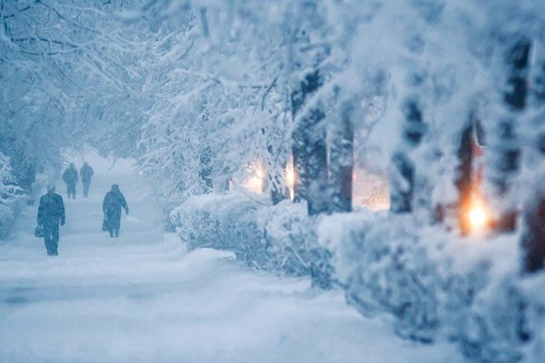 Начало снегопадов и морозов: прогноз погоды на 12 января