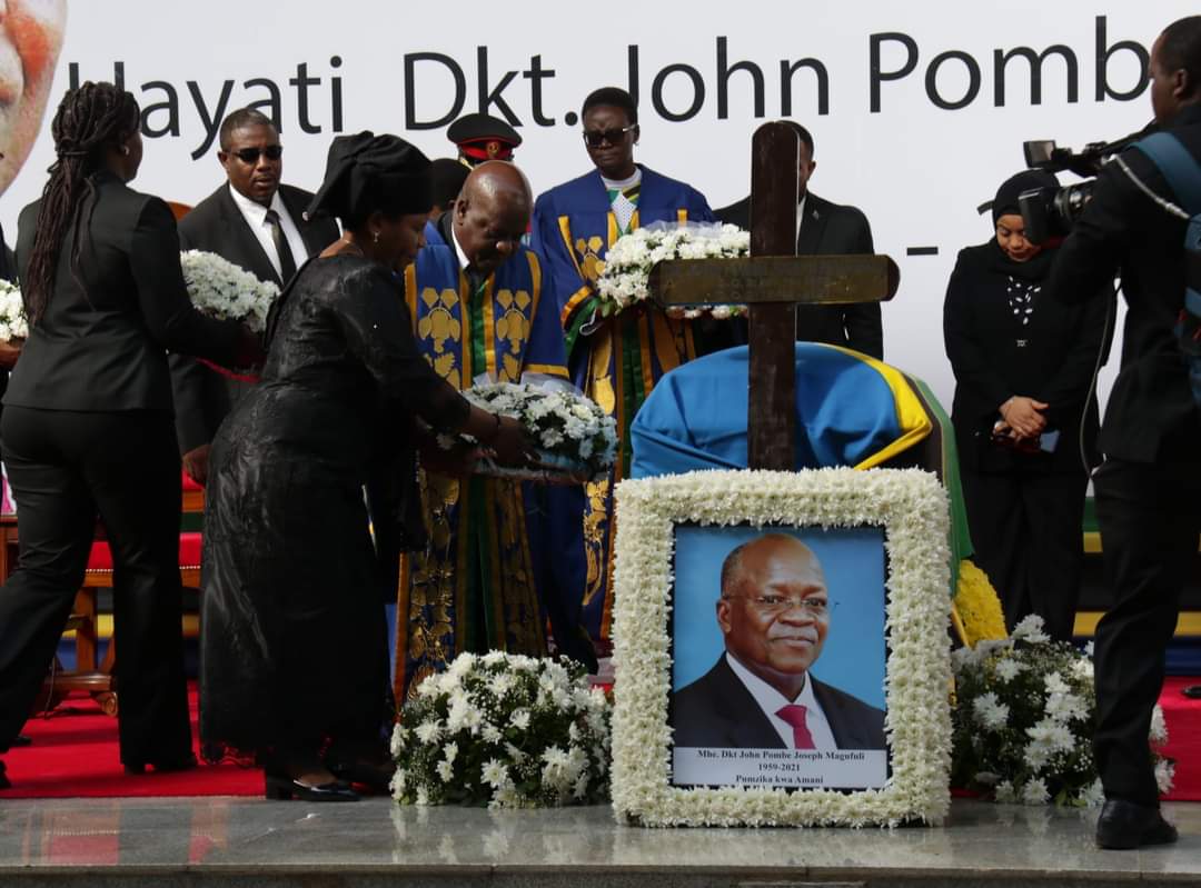 Африканские лидеры прощаются с покойным Магуфули