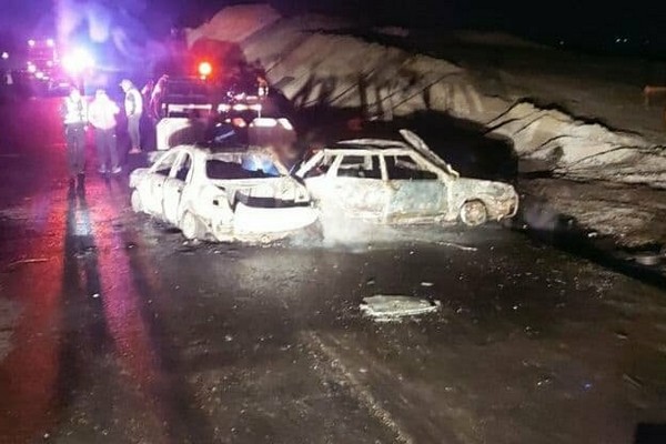 В Запорожской области в результате ДТП на трассе загорелись два автомобиля, - ФОТОФАКТ