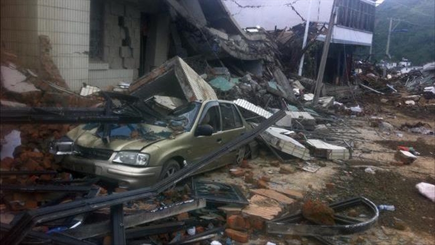 В результате землетрясения в Китае погибли 3 человека, 60 получили ранения