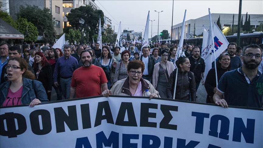 В Северной Греции протестуют против расширения американского военного присутствия