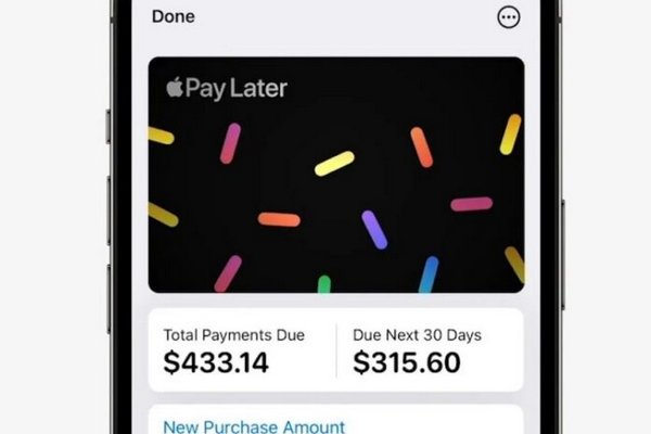 Apple анонсировала запуск сервиса рассрочки Pay Later