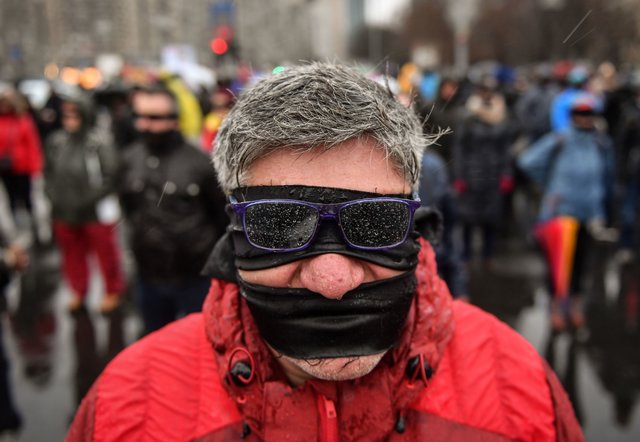 В Румынии прошли многотысячные антиправительственные протесты