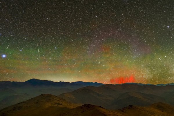 В небе над Чили сфотографировали редкое явление