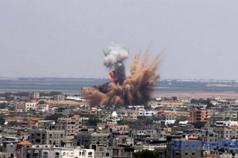 Израиль вновь нанес удар по сектору Газа