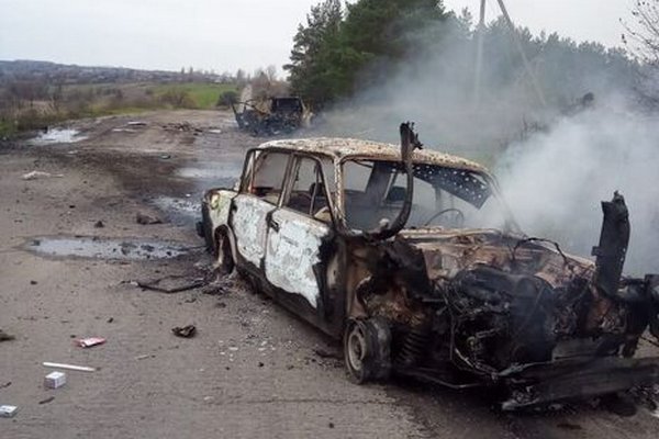 В Харьковской области противотанковый снаряд попал в автомобиль, водитель ранен – полиция