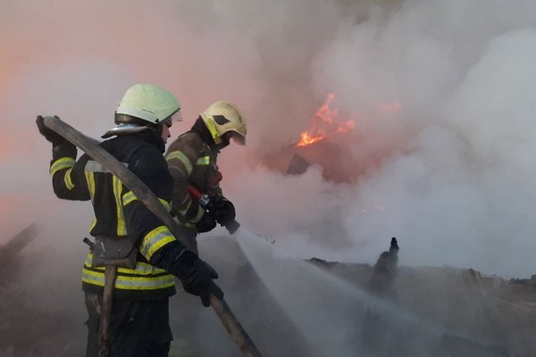 В Волчанске на пожаре погиб мужчина