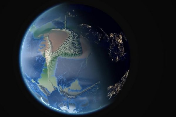 Земля до начала времен. Как менялась поверхность планеты за последние 100 млн лет (видео)