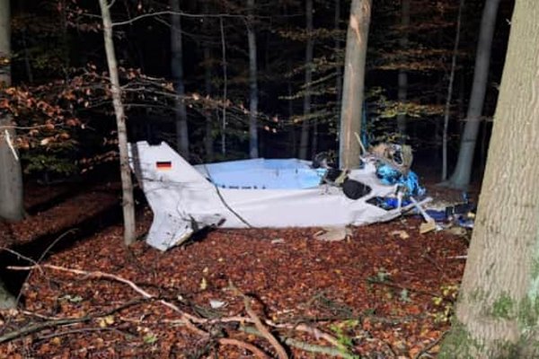 В Германии разбился частный самолет, пилот погиб