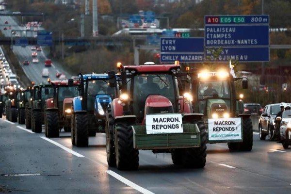 Почти 90% французов поддерживают протесты фермеров