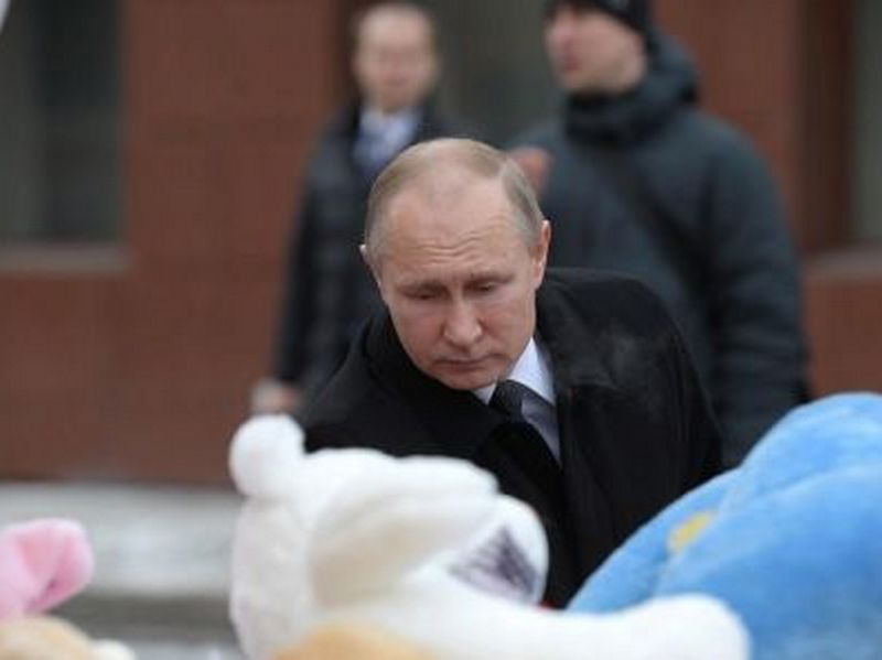 Путин назвал причину трагедии в Кемерове
