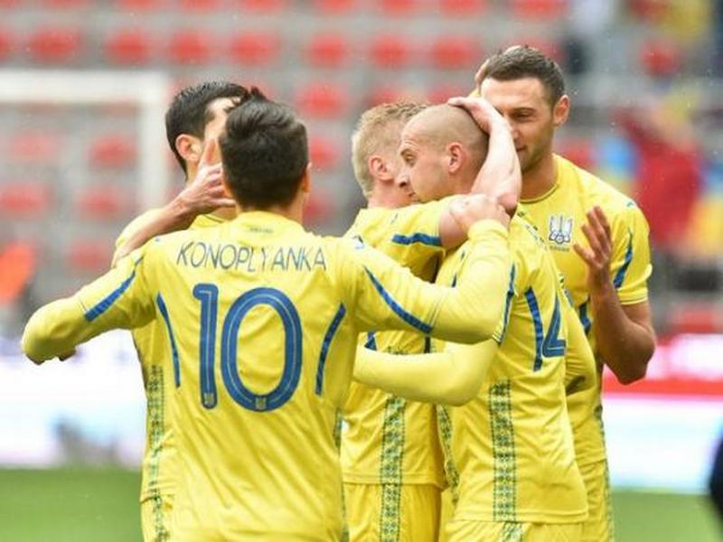 Сборная Украины по футболу поднимется в рейтинге ФИФА на пять позиций