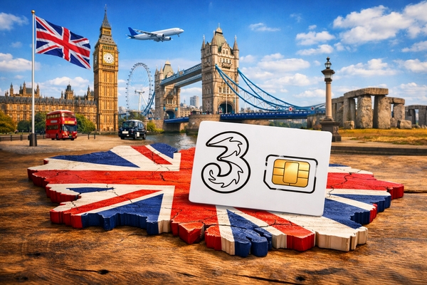 SIM-карта Three: надежная связь в Великобритании и ЕС