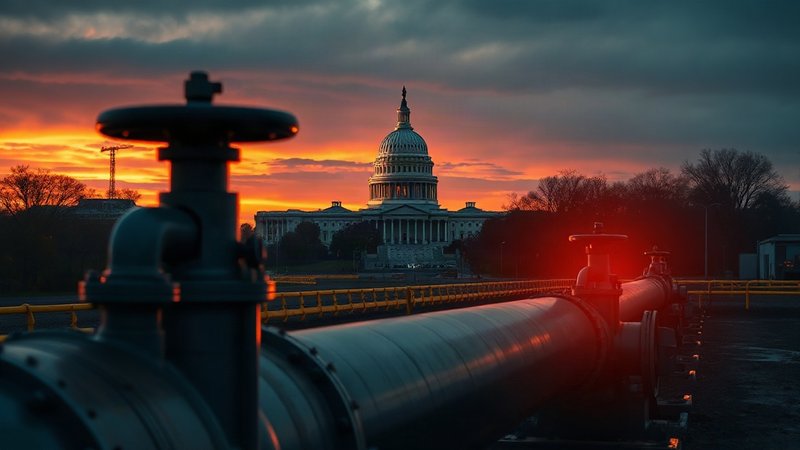 Предупреждение Нью-Дели: тарифный закон США рискует разрушить нефтяной баланс планеты Стальные нефтепроводы и регулировочные вентили на фоне силуэта правите