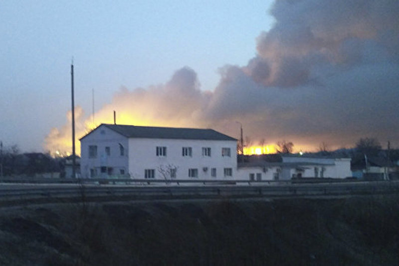 Небрежность при исполнении воинской службы: Из-за пожара в Балаклее открыли дело