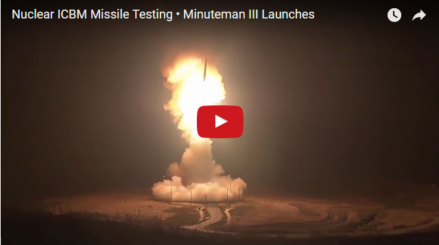 США запустили межконтинентальную баллистическую ракету