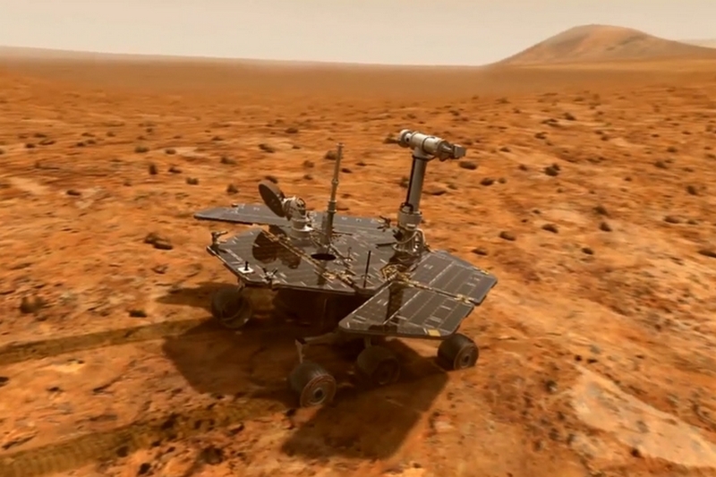 Из-за гигантского шторма на Марсе НАСА потеряло марсоход