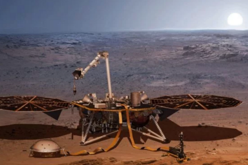 Сейсмометр марсианского зонда InSight получил защиту от ветров и жары