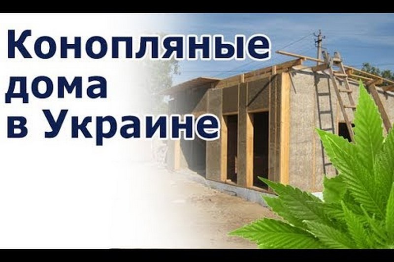 Видео дня: В Украине строят теплые дома из конопли