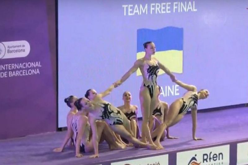 Украинские синхронистки завоевали золото и серебро на турнире в Барселоне