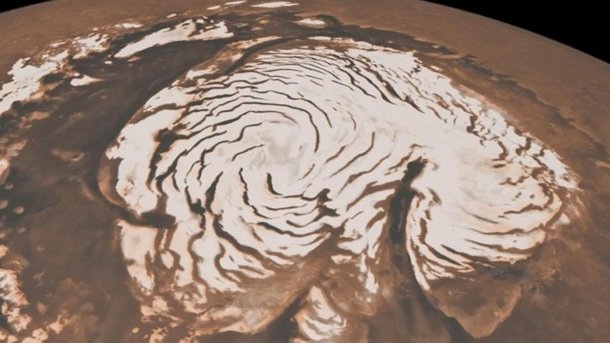 Ученые сообщили о ночных снежных бурях на Марсе