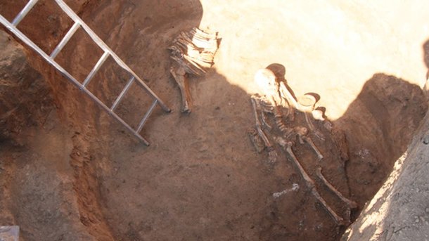 Под Днепром археологи нашли скифскую амазонку, погибшую в бою