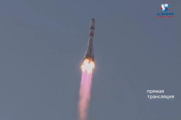 Россия запустила ракету Союз с грузом для МКС