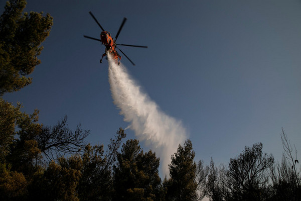 Лесные пожары в Европе: создан общий воздушный флот
